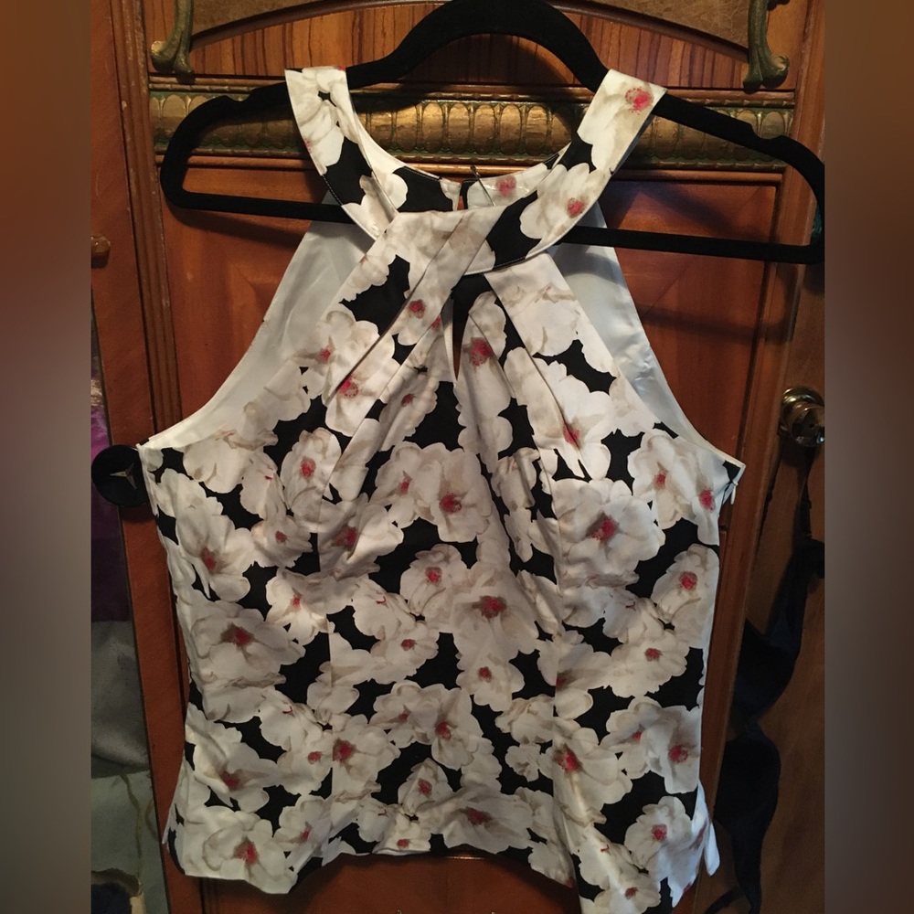 White House Black Market Sleeveless dress top. Worn once.